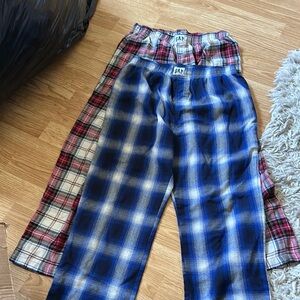 GAP Blue and Red Pajama Bottoms with Elastic Waistband size 10 husky
